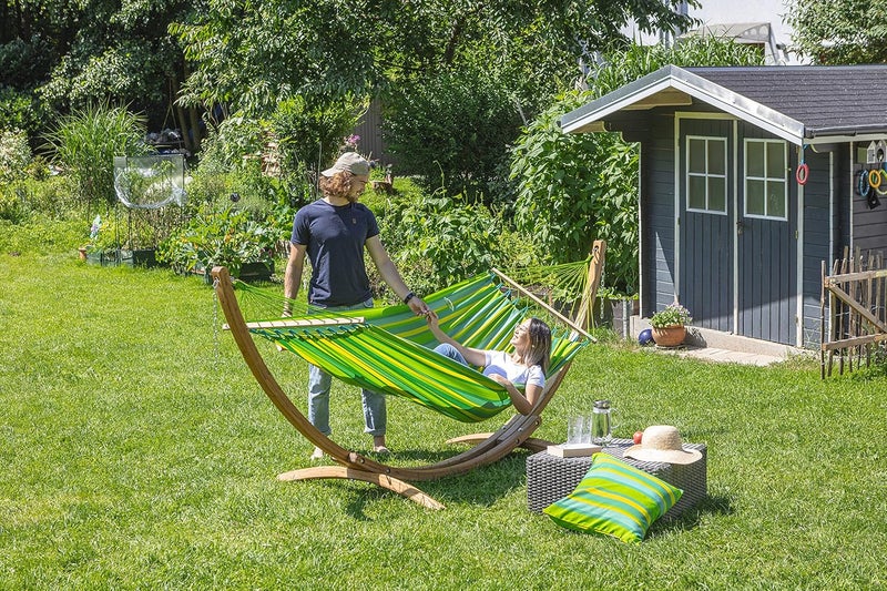 LA SIESTA Alisio Single Spreader Bar Hammock (W 140 cm) (Lime) - Image 2